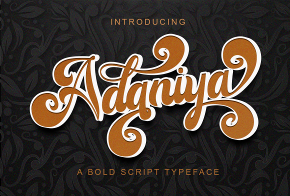 Adaniya: The Bold Handwritten Font for Marketers