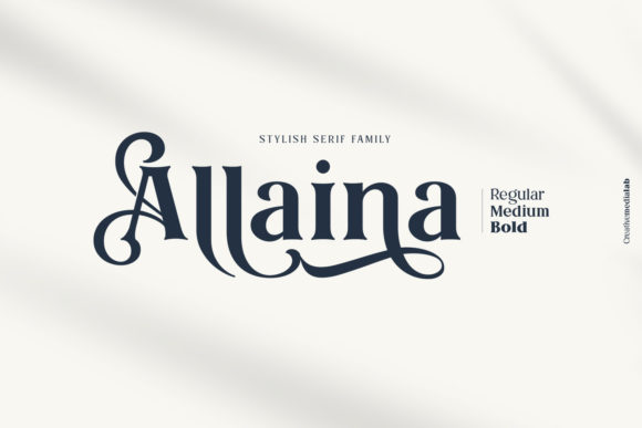 Allaina: An Elegant Serif Font for Branding