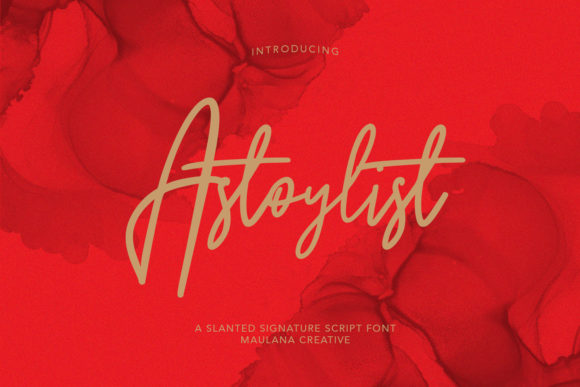 Astoylist: A Stylish Handwritten Font for Web Design