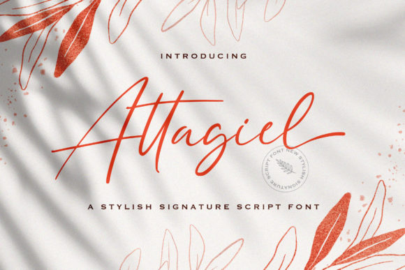 Attagiel: The Elegant Script Font for Business Branding