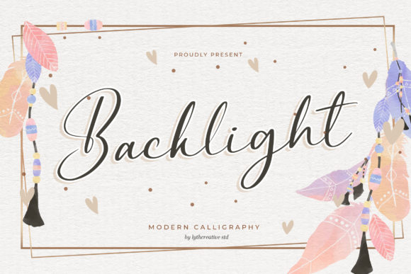 Backlight: A Cute Handwritten Font for Small Business Branding