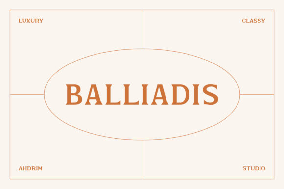 Balliadis: A Vintage Serif Font for Makers