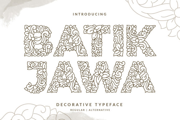 Batik Jawa: A Premium Decorative Font Review