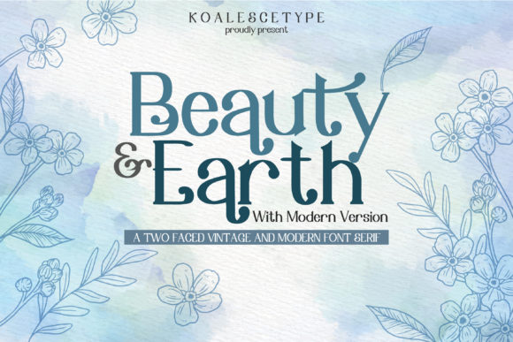 Beauty Earth: A Modern Serif Font for Web Design