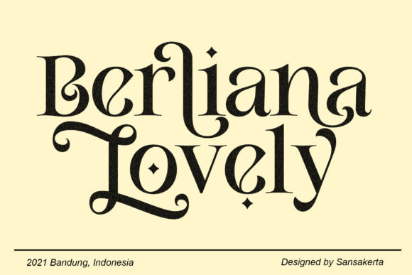 Berliana Lovely: The Elegant Serif Font for Polished Branding