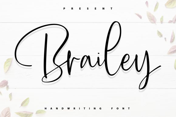 Brailey: A Contemporary Script Handwritten Font for Editorial Design