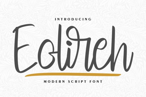 Eolireh: A Professional Script Handwritten Font for Web