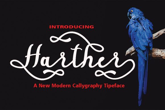 Harther: A Whimsical Handwritten Font for Makers
