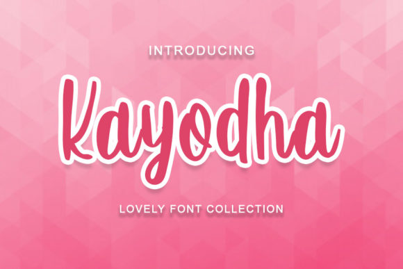 Kayodha: A Cute Handwritten Font for Web Design