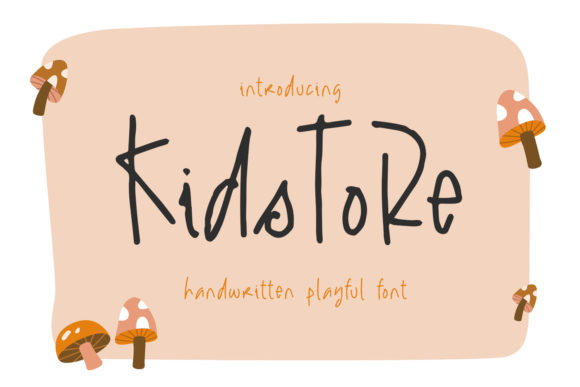 Kidstore: A Versatile Script Handwritten Font for Web Design