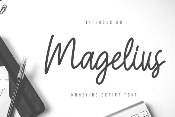 Magelius: A Premium Script Handwritten Font for Campaigns
