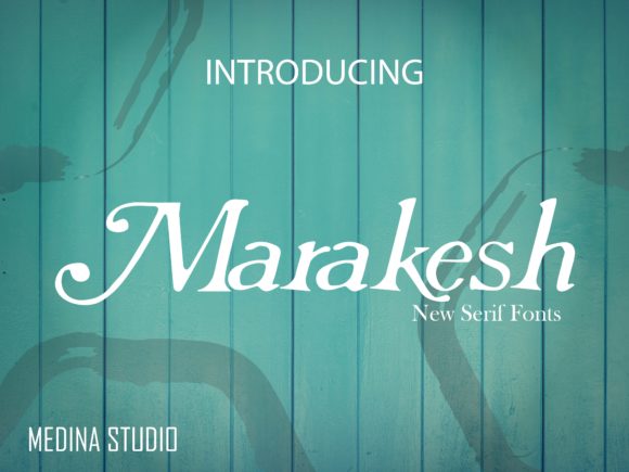 Marakesh: A Vintage Serif Font for Makers