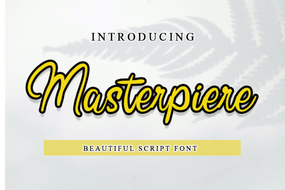 Masterpiere: A Premium Handwritten Font Review