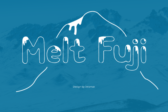 Melt Fuji: A Premium Decorative Font for Marketers
