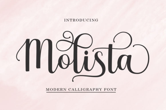 Molista: A Luxury Script Handwritten Font for Brands