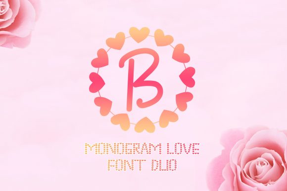 Monogram Love: A Romantic Decorative Font for Crafters