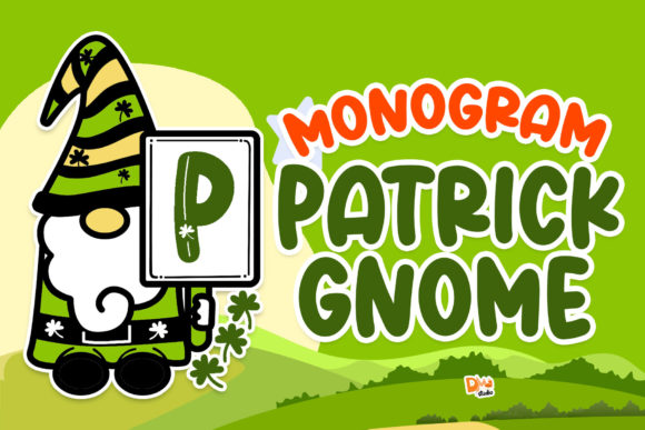 Monogram Patrick Gnome: A Whimsical Font for Brands