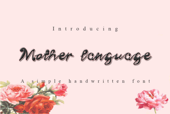 Mother Language: A Whimsical Handwritten Font Review