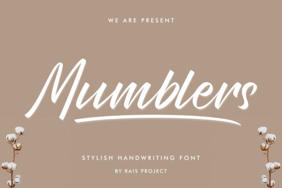 Mumblers: A Stylish Script Font for Branding