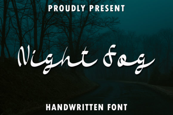 Night Fog: A Romantic Script Font for Makers