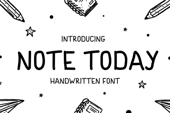 Note Today: A Sweet Script Font for Modern Design