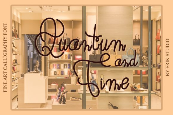 Quantum and Time: A Premium Script Font for Branding