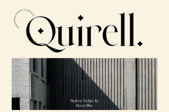 Quirell: The Elegant Serif Font for Crafters