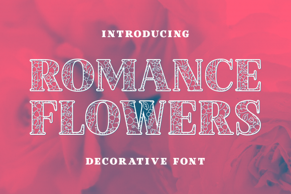 Romance Flowers: A Decorative Font for Elegant Web Design