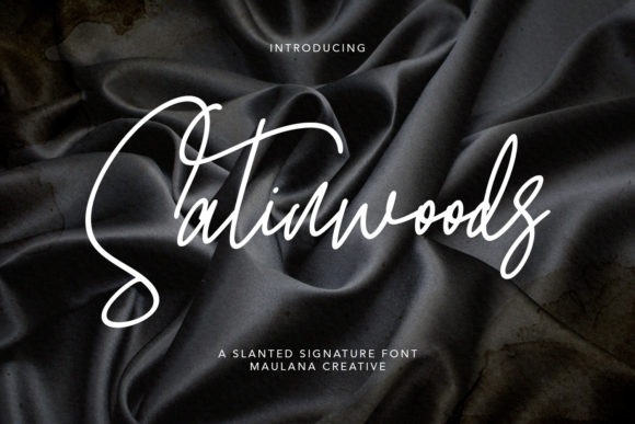 Satinwoods: The Elegant Script Font for Your Brand