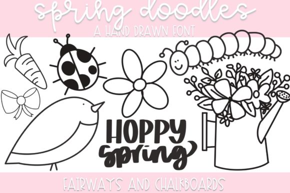 Spring Doodles: A Fun Dingbats Font for Crafters