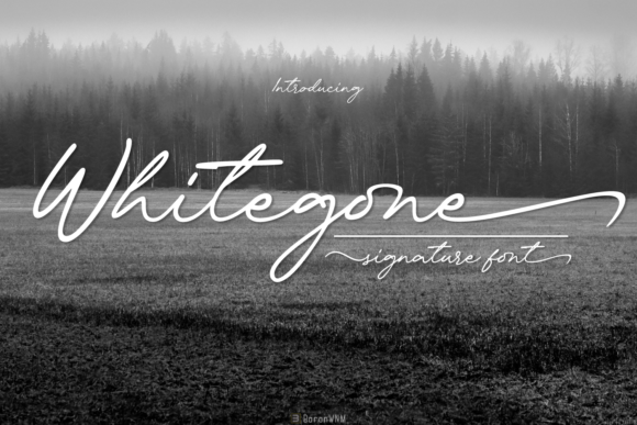 Whitegone: A Timeless Handwritten Font for Crafters